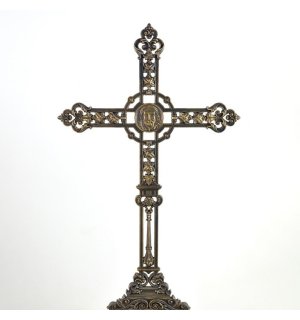Крест литой чугунный КС 6 (Спаситель)