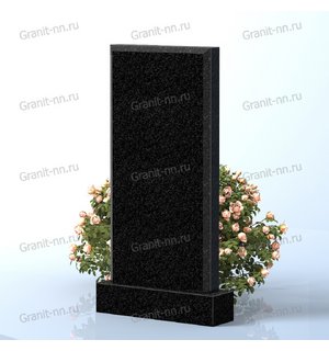 Вертикальный памятник из гранита (прямоугольный)