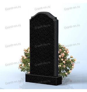Вертикальный памятник из гранита (Плечики)