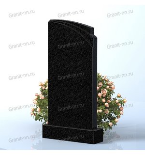 Вертикальный памятник из гранита (двускатный верх)