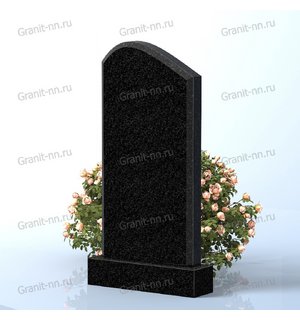 Вертикальный памятник из гранита (Одинокая волна)