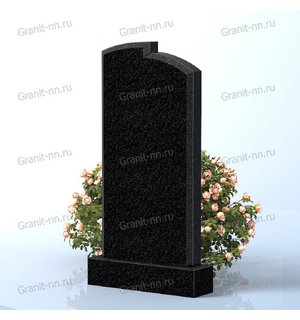 Вертикальный памятник из гранита (Последний аккорд)