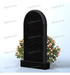 Вертикальный памятник из гранита (Последний приют)