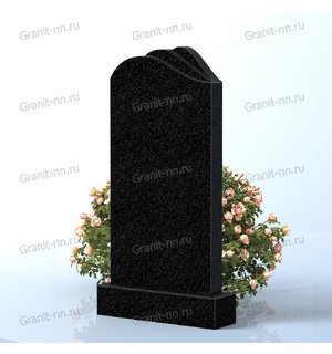 Вертикальный памятник из гранита (Три волны)