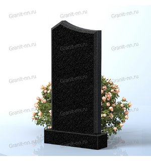 Вертикальный памятник из гранита (В памяти)