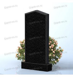 Вертикальный памятник из гранита (Память земная  )