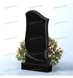 Вертикальный памятник из гранита (бессмертие в сердцах )