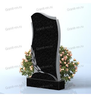 Вертикальный памятник из гранита (Пауза)