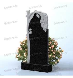 Вертикальный памятник из гранита (Перекресток)
