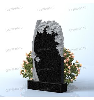 Вертикальный памятник из гранита (Клен)