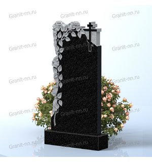 Вертикальный памятник из гранита (Одинокий странник)