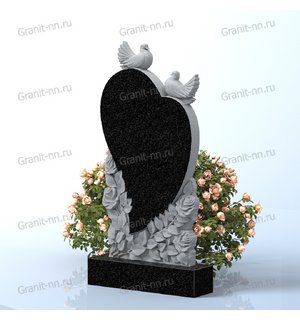 Вертикальный памятник из гранита (Гранит судьбы)