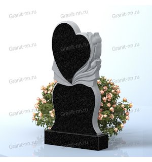 Вертикальный памятник из гранита (Исход)