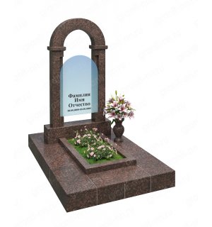 Памятник арка из дымовского гранита